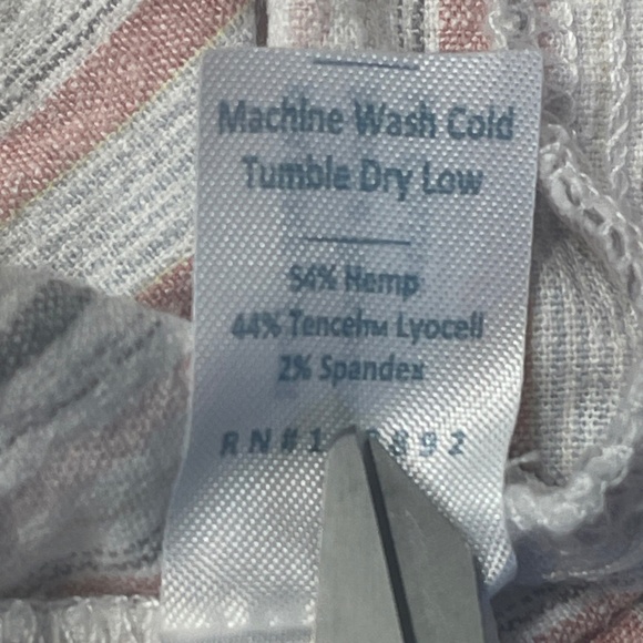 Marine Layer XL Striped Button Up Shirt One Pocket Short Sleeve - Picture 9 of 16